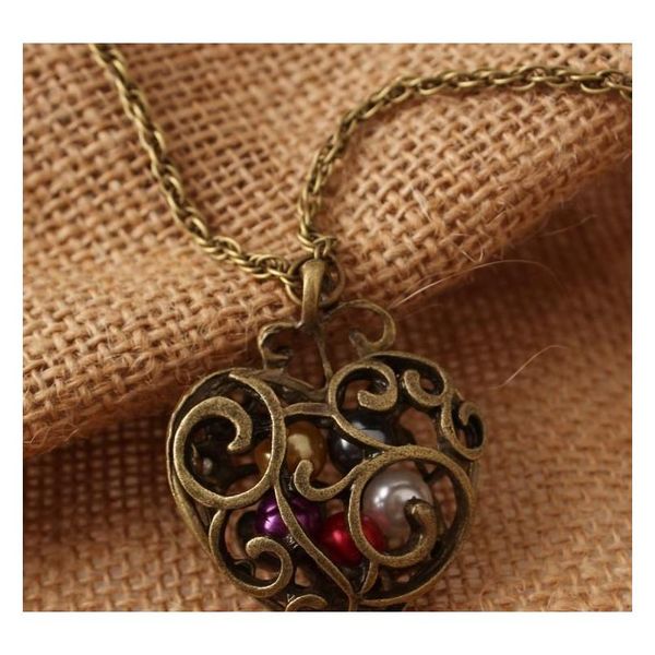 explosive jewelry boutique retro hollow peach heart carved colorful beads necklace sweater chain whol sqcwim beauty888, Silver
explosive jewelry boutique retro hollow peach heart carved colorful beads necklace sweater chain whol sqcwim beauty888, Silver