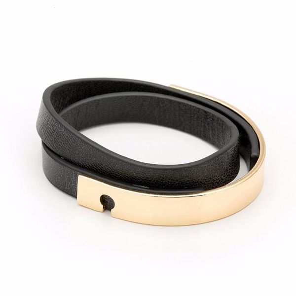 charm bracelets office/career black leather double layer for women 2021 bracelet bileklik pulseira feminina 37-40cm, Golden;silver
charm bracelets office/career black leather double layer for women 2021 bracelet bileklik pulseira feminina 37-40cm, Golden;silver