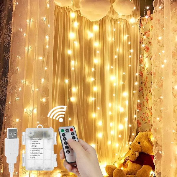 2021 new 3x copper wire led curtain window string usb plug-in & battery powered twinkle icicle lights for home bedroom wedding g59r
2021 new 3x copper wire led curtain window string usb plug-in & battery powered twinkle icicle lights for home bedroom wedding g59r