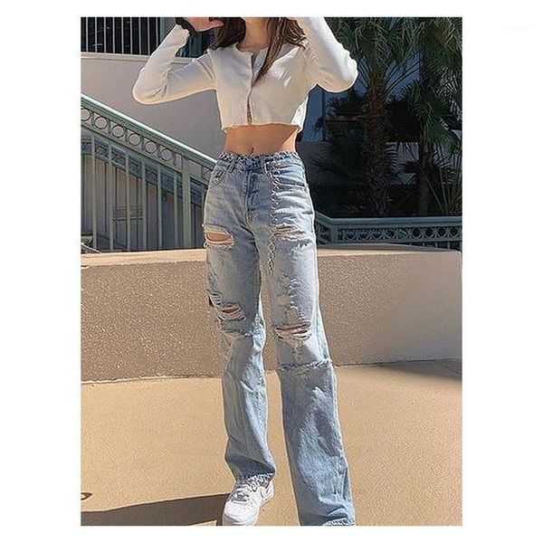 women's jeans high waist women's ripped slimming street straight trousers washed women denim pants autumn casual female1, Blue
women's jeans high waist women's ripped slimming street straight trousers washed women denim pants autumn casual female1, Blue