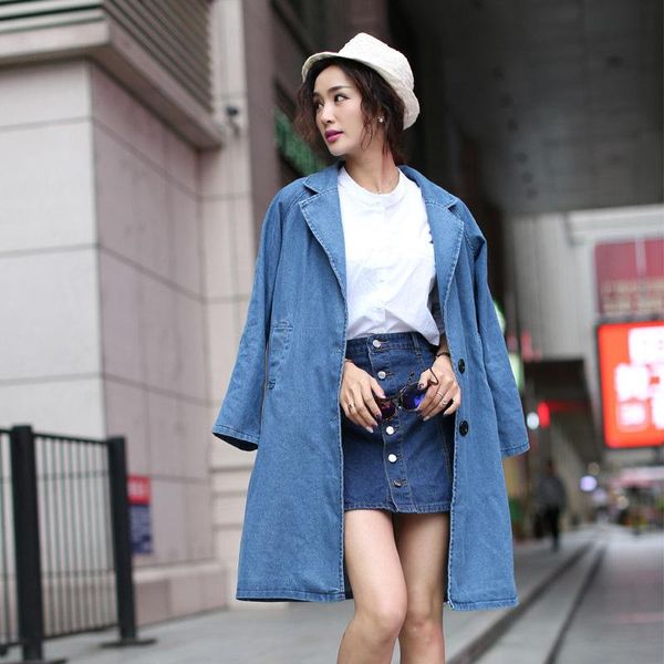 women's trench coats casual women notched denim coat, Tan;black
women's trench coats casual women notched denim coat, Tan;black