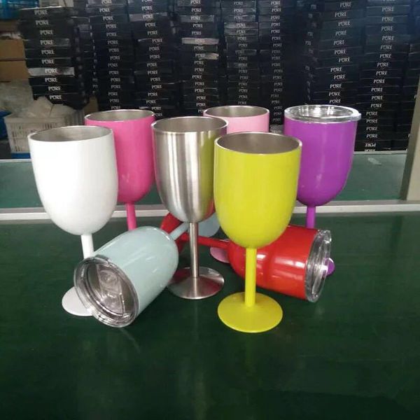 cups party stainless colored tumber 9 colors 10oz glass double wall insulated metal goblet with lid tumbler wine mugs dhl free
cups party stainless colored tumber 9 colors 10oz glass double wall insulated metal goblet with lid tumbler wine mugs dhl free