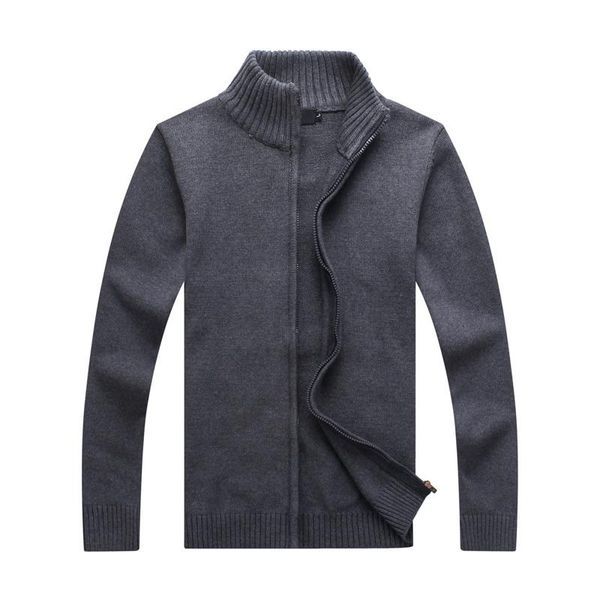 men's sweaters autumn cardigan men zipper thick warm knitted sweater mens jackets coats male clothing casual knitwear, White;black
men's sweaters autumn cardigan men zipper thick warm knitted sweater mens jackets coats male clothing casual knitwear, White;black