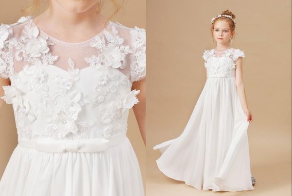 elegant 3d floral flowers lace flower girls dresses for wedding party 2021 short sleeves kid pageant prom formal first communion dress, White;blue
elegant 3d floral flowers lace flower girls dresses for wedding party 2021 short sleeves kid pageant prom formal first communion dress, White;blue