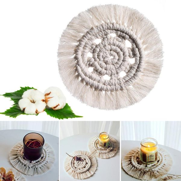 1pc northern europe macrame cup pad bohemia tablecloth table mat pure handmade cotton braid non slip insulation mats for kitchen wmtmbv
1pc northern europe macrame cup pad bohemia tablecloth table mat pure handmade cotton braid non slip insulation mats for kitchen wmtmbv