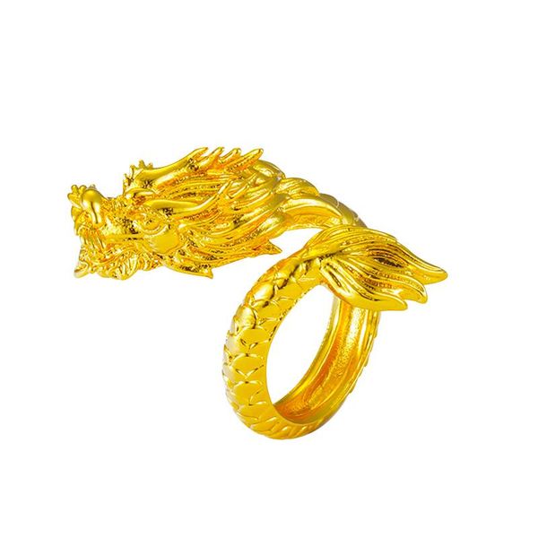 vietnam alluvial gold retro domineering dragon ring men's wedding open rings adjustable luxury jewelry wholesale, Slivery;golden
vietnam alluvial gold retro domineering dragon ring men's wedding open rings adjustable luxury jewelry wholesale, Slivery;golden