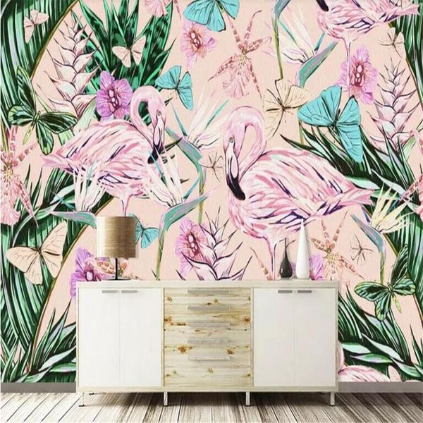 wallpapers nordic tropical rain forest plant flamingo background wall painting factory wholesale wallpaper mural custom po
wallpapers nordic tropical rain forest plant flamingo background wall painting factory wholesale wallpaper mural custom po