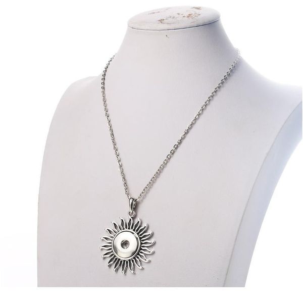 new fashion flower necklace snap button pendant necklace fit 18mm buttons charm fashion women bbyqog, Silver
new fashion flower necklace snap button pendant necklace fit 18mm buttons charm fashion women bbyqog, Silver