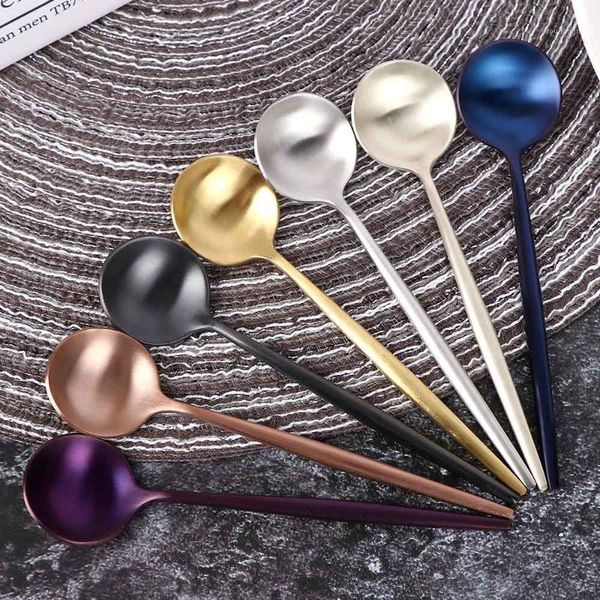 7 colors spoons 304 stainless steel tableware cutlery unique gold small dessert spoon silver mini coffee scoop1
7 colors spoons 304 stainless steel tableware cutlery unique gold small dessert spoon silver mini coffee scoop1