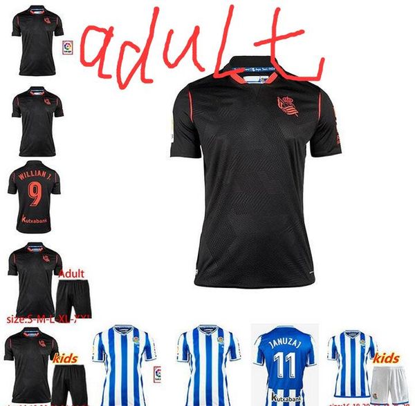 2020 2021 real sociedad soccer jerseys willian j. oyarzabal agirretxe juanmi home away 20 21 royal society football shirt men+kids kit, Black;yellow
2020 2021 real sociedad soccer jerseys willian j. oyarzabal agirretxe juanmi home away 20 21 royal society football shirt men+kids kit, Black;yellow