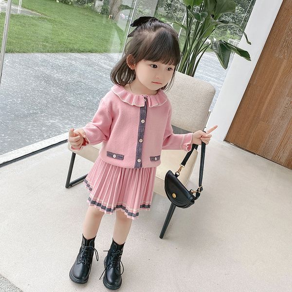 2020 new product clothing sets autumn and winter children's suits baby 2 sets of knitwear fashionable children's skirts sweater, White
2020 new product clothing sets autumn and winter children's suits baby 2 sets of knitwear fashionable children's skirts sweater, White