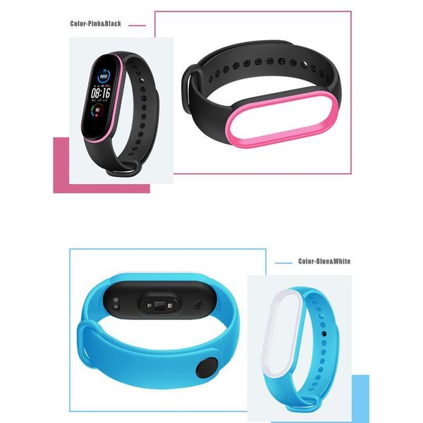 suitable for mi band 5 strap bracelet sile wristband band smart bracelet accessories wrist strap for xiaomi m qylkge, Black;brown
suitable for mi band 5 strap bracelet sile wristband band smart bracelet accessories wrist strap for xiaomi m qylkge, Black;brown