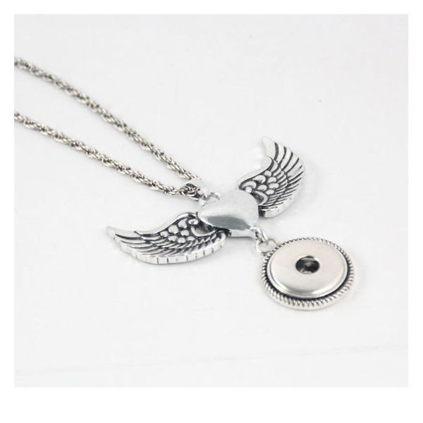 2016 wing snap button jewelry necklace ne204 (fit 18mm 20mm snaps) 201 bbygue, Silver
2016 wing snap button jewelry necklace ne204 (fit 18mm 20mm snaps) 201 bbygue, Silver