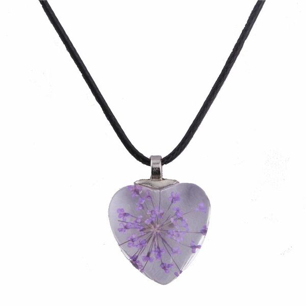 chains 2021 dandelion dried flowers necklaces & pendants handmade heart crystal glass bijouterie choker necklace women, Silver
chains 2021 dandelion dried flowers necklaces & pendants handmade heart crystal glass bijouterie choker necklace women, Silver