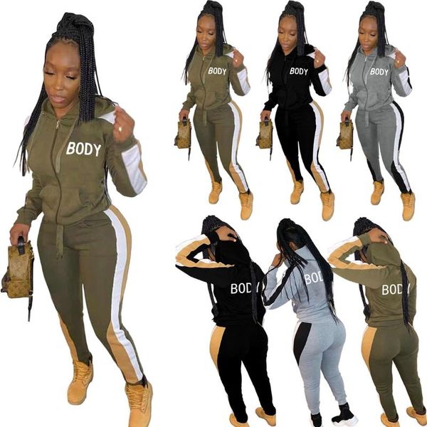 women's tracksuits 18ac8232 autumn winter women casual fashion home patchwork letter sports with hood two piece set tracksuit sweatsuit, Gray
women's tracksuits 18ac8232 autumn winter women casual fashion home patchwork letter sports with hood two piece set tracksuit sweatsuit, Gray