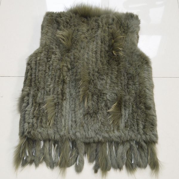 case female crocheted 100% genuine gilet rabbit real raccoon skin vest, Black
case female crocheted 100% genuine gilet rabbit real raccoon skin vest, Black