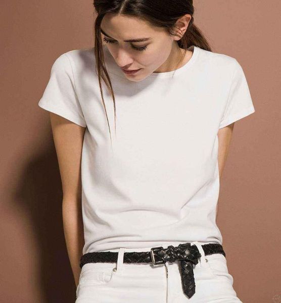 2020 летняя мода футболка женщины синяя женщина футболки, White
2020 летняя мода футболка женщины синяя женщина футболки, White