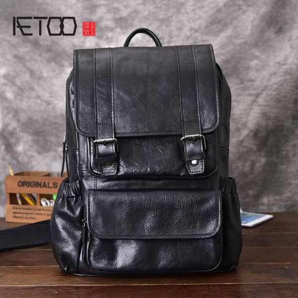 aetoo men's crazy horse leather backpack multifunctional genuine leather 14" laprucksack cow leather school bags shoulder
aetoo men's crazy horse leather backpack multifunctional genuine leather 14" laprucksack cow leather school bags shoulder