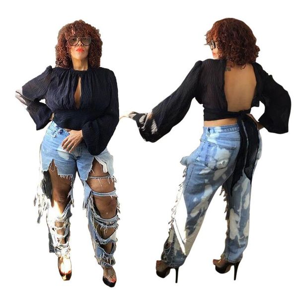 hsf 2100 women's jeans fashion personality big hole nostalgia white non-elastic straight trousers, Blue
hsf 2100 women's jeans fashion personality big hole nostalgia white non-elastic straight trousers, Blue
