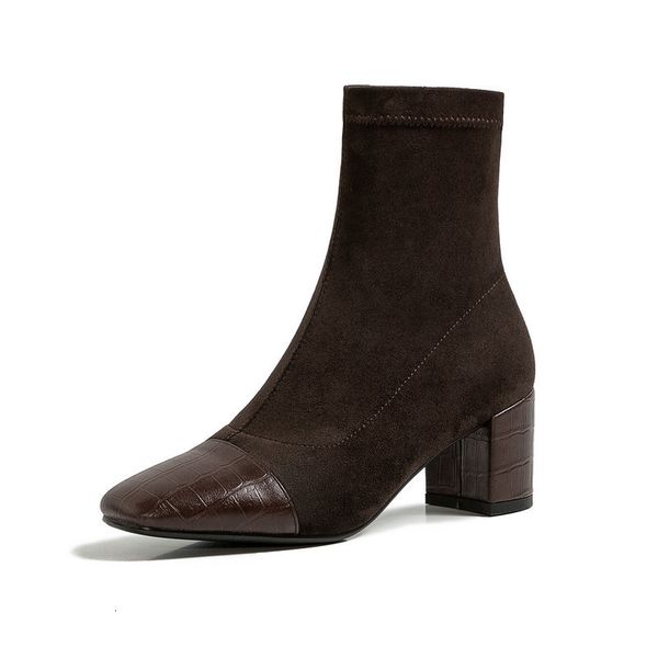 2021 new pu leather + flock ankle boots square toe not lace-up women autumn winter casual party shoes size 34-43 ca9a, Black
2021 new pu leather + flock ankle boots square toe not lace-up women autumn winter casual party shoes size 34-43 ca9a, Black