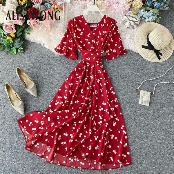 new 2020 summer vintage dress women slim bandage long robe elegant ladies short sleeved v-neck printed party dress vestidos1, Black;gray
new 2020 summer vintage dress women slim bandage long robe elegant ladies short sleeved v-neck printed party dress vestidos1, Black;gray