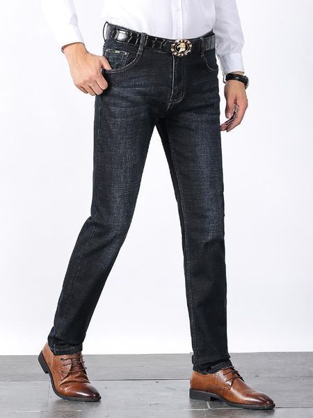 men's jeans 2021 spring autumn men's business casual classic style fashion straight regular black denim long pants1, Blue
men's jeans 2021 spring autumn men's business casual classic style fashion straight regular black denim long pants1, Blue