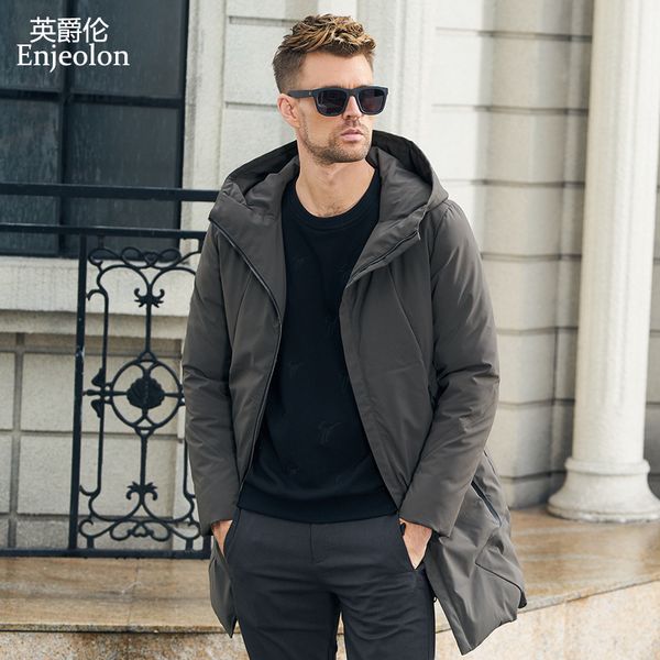 enjeolon brand winter jacket men long parka jacket thick hat parka coat men quilted winter jacket coat clothes mf0060 201204, Black
enjeolon brand winter jacket men long parka jacket thick hat parka coat men quilted winter jacket coat clothes mf0060 201204, Black