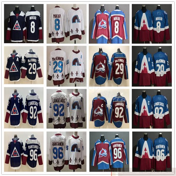 2021 new reverse retro ice hockey 29 nathan mackinnon jerseys stadium series 8 cale makar 19 joe sakic 92 gabriel landeskog 96 mikko rantane, Black;red
2021 new reverse retro ice hockey 29 nathan mackinnon jerseys stadium series 8 cale makar 19 joe sakic 92 gabriel landeskog 96 mikko rantane, Black;red