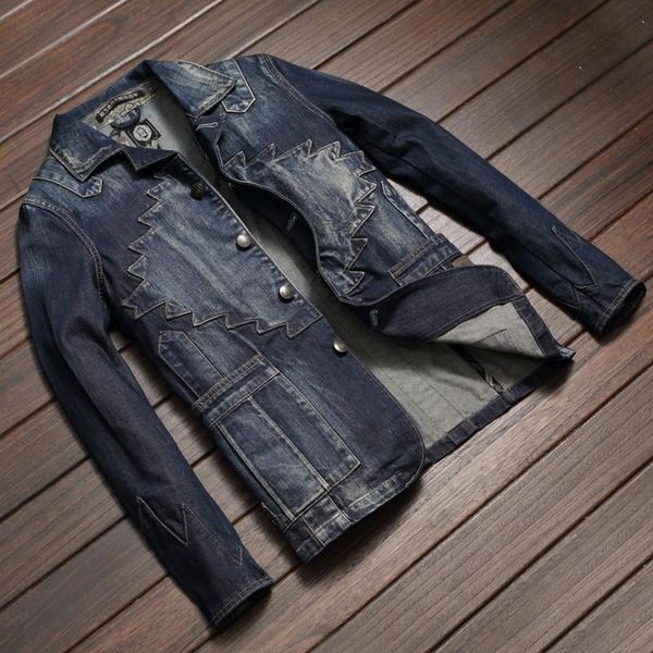 autumn men slim fit denim suits jacket harajuku embroidery outwear coat new fashion cowboy streetwear biker jacket, Black;brown
autumn men slim fit denim suits jacket harajuku embroidery outwear coat new fashion cowboy streetwear biker jacket, Black;brown