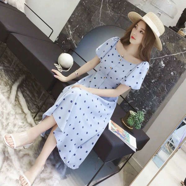 summer new style very fairy french minority dress children chic small fresh waist wave point chiffon skirt, Black;gray
summer new style very fairy french minority dress children chic small fresh waist wave point chiffon skirt, Black;gray