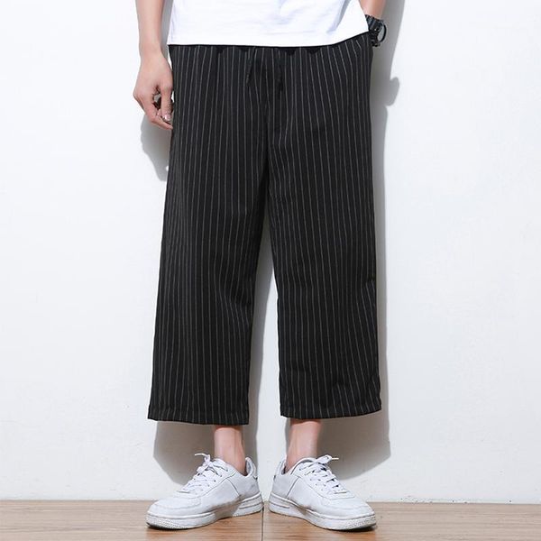 trousers pant men oversize wide leg pants mens straight casual ankle-length pants chinese style summer male harem1, Black
trousers pant men oversize wide leg pants mens straight casual ankle-length pants chinese style summer male harem1, Black