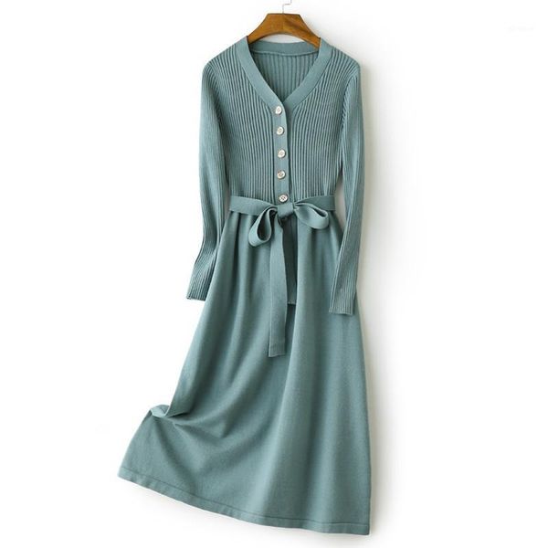 autumn winter knit sweater dress women elegant casual v-neck slim pull long sleeve sweater dresses office lady mid long dress1, Black;gray
autumn winter knit sweater dress women elegant casual v-neck slim pull long sleeve sweater dresses office lady mid long dress1, Black;gray