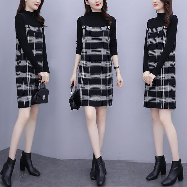 plus size women's autumn winter fashion knitted sweater + strap skirt two-piece suit elegant pastel ensemble femme survetement, Gray
plus size women's autumn winter fashion knitted sweater + strap skirt two-piece suit elegant pastel ensemble femme survetement, Gray