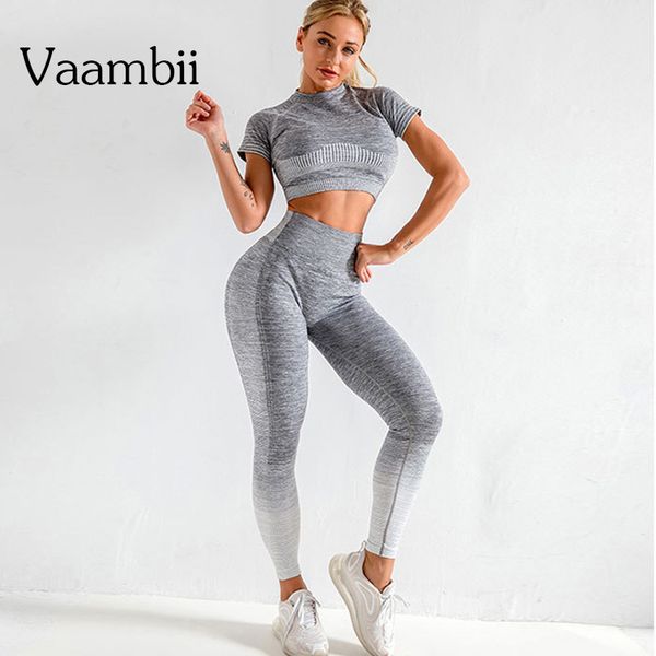 seamless leggings and yoga gym set womans 2 piece tights and plus size workout 2020 sporty kit ladies work out clothes c0123, Gray
seamless leggings and yoga gym set womans 2 piece tights and plus size workout 2020 sporty kit ladies work out clothes c0123, Gray