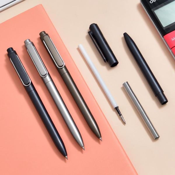 gel pens 2pcs 0.5mm press type metal colors black ink pen student carbon office meeting stationery deli a121
gel pens 2pcs 0.5mm press type metal colors black ink pen student carbon office meeting stationery deli a121