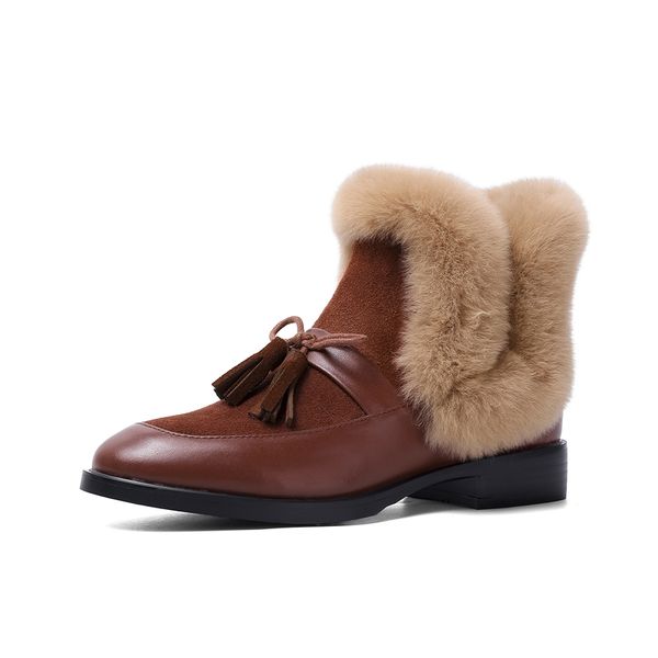 fashion women genuine leather ankle boots butterfly-knot casual basic shoes woman new autumn winter short snow boots, Black
fashion women genuine leather ankle boots butterfly-knot casual basic shoes woman new autumn winter short snow boots, Black