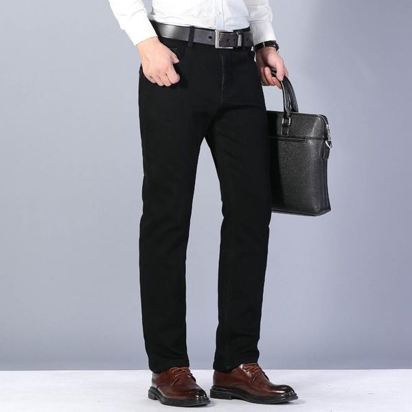 2020 winter new men's warm slim fit jeans business fashion thicken denim trousers stretch brand pants black blue
2020 winter new men's warm slim fit jeans business fashion thicken denim trousers stretch brand pants black blue