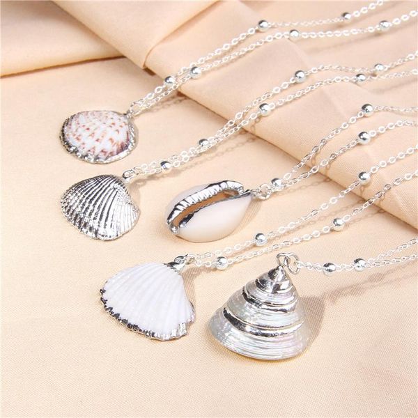pendant necklaces boho conch sea sliver shell necklace real for women collier femme cowrie summer jewelry bohemian, Silver
pendant necklaces boho conch sea sliver shell necklace real for women collier femme cowrie summer jewelry bohemian, Silver
