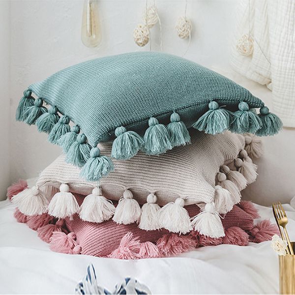 amais knitted cushion cover grey pink green solid color pillow case 45*45cm sofa bed nursery room decorative pillow cover with t
amais knitted cushion cover grey pink green solid color pillow case 45*45cm sofa bed nursery room decorative pillow cover with t