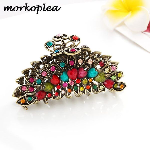 wholesalemorkopela big metal hair claw jewelry vintage flower hair crab women banquet rhinestone clip accessories, Golden;silver
wholesalemorkopela big metal hair claw jewelry vintage flower hair crab women banquet rhinestone clip accessories, Golden;silver