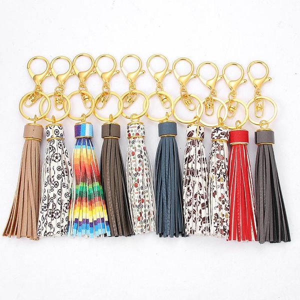 pu leather tassel key chains keyring for women bag pendant keychains unique handbags accessories 17cm, Silver
pu leather tassel key chains keyring for women bag pendant keychains unique handbags accessories 17cm, Silver