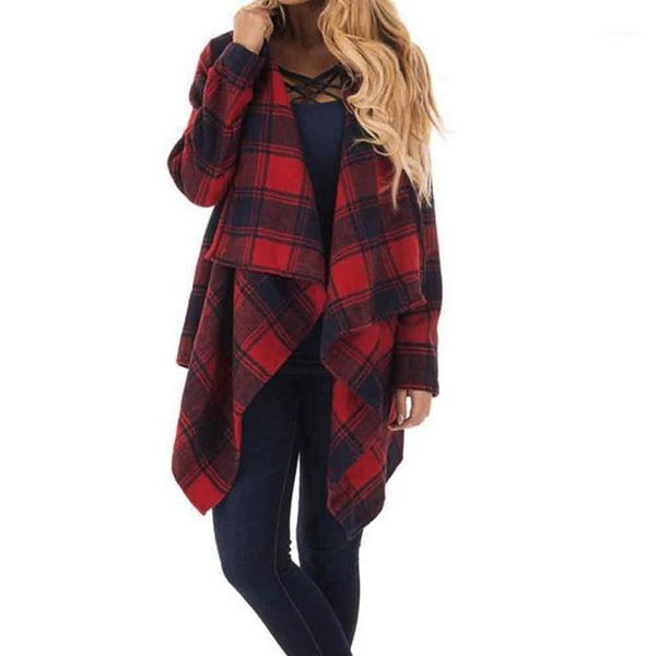 irregular jacket for women 2020 autumn plaid print women's windbreaker casual long sleeve cardigan button plus size jaqueta 9.181, Black;brown
irregular jacket for women 2020 autumn plaid print women's windbreaker casual long sleeve cardigan button plus size jaqueta 9.181, Black;brown