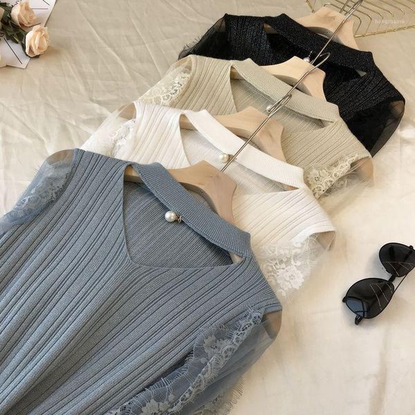 fashion elegant cloth female bottoming shirt solid color v-neck perspective lace long sleeve knit shirts womens sweater1, White;black
fashion elegant cloth female bottoming shirt solid color v-neck perspective lace long sleeve knit shirts womens sweater1, White;black