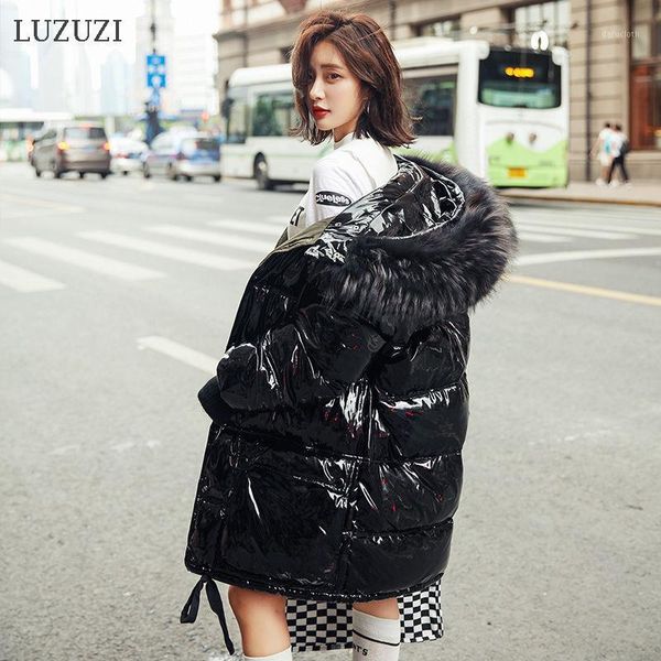 luzuz ireal reccoon fur leather women's winter down jacket thick duck down coat female long hooded waterproof parkas oversized1, Black
luzuz ireal reccoon fur leather women's winter down jacket thick duck down coat female long hooded waterproof parkas oversized1, Black