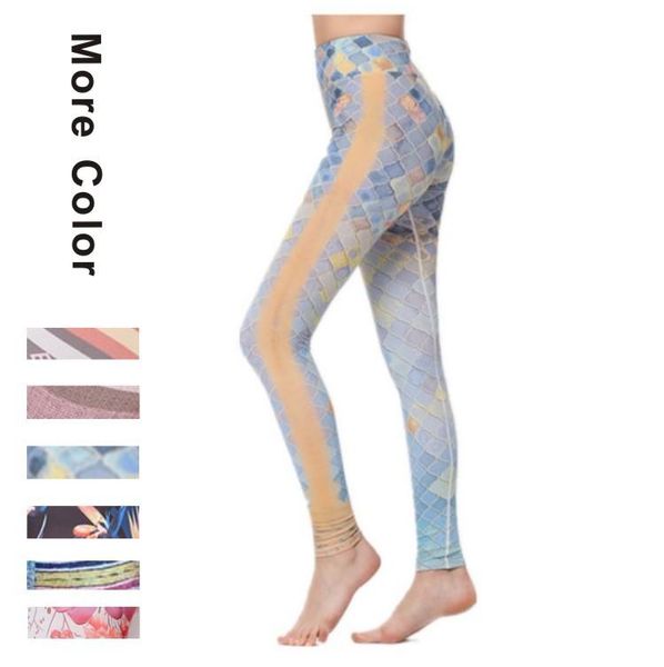 yoga outfits european and american digital printing pants elastic fitness nine points high waist female, White;red
yoga outfits european and american digital printing pants elastic fitness nine points high waist female, White;red