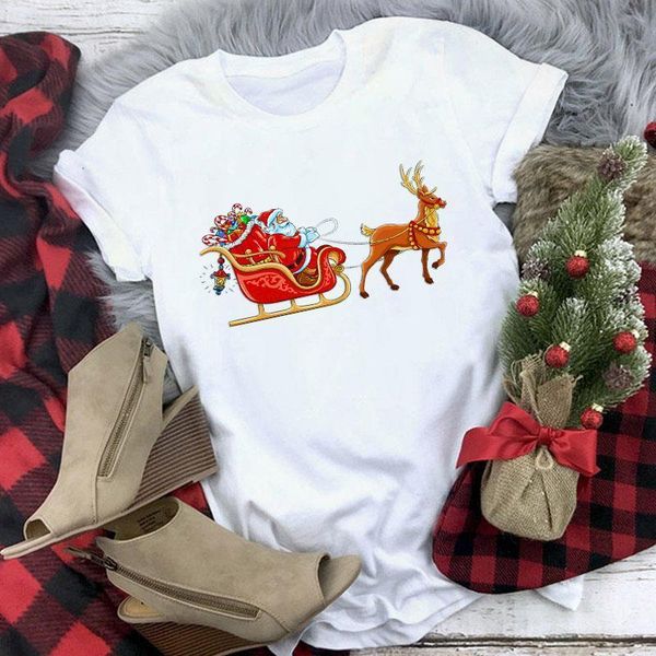 zoganki fashion women's t-shirts 2019 loose christmas print short paragraph tee shirt femme comfortable short sleeve t-shirts, White
zoganki fashion women's t-shirts 2019 loose christmas print short paragraph tee shirt femme comfortable short sleeve t-shirts, White