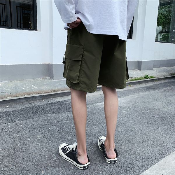 tooling shorts summer fashion brand loose casual trend straight sports capris men's pants, White;black
tooling shorts summer fashion brand loose casual trend straight sports capris men's pants, White;black