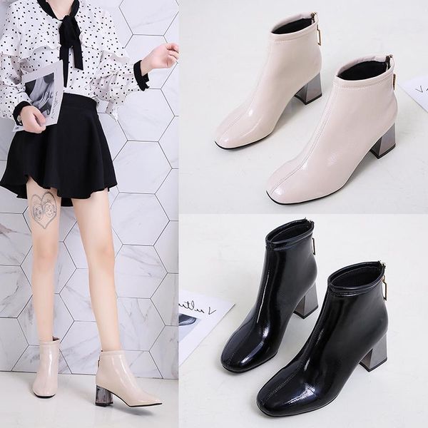 lady boots shoes round toe winter footwear luxury designer boots-women low autumn mid-calf 2020 fashion mid calf rock, Black
lady boots shoes round toe winter footwear luxury designer boots-women low autumn mid-calf 2020 fashion mid calf rock, Black