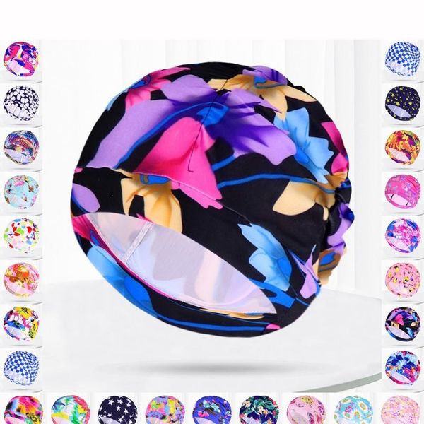 women pleated flowers printed fabric swim pool sport swimming cap ladies protect long hair elastic nylon bathing caps ha jlllgt
women pleated flowers printed fabric swim pool sport swimming cap ladies protect long hair elastic nylon bathing caps ha jlllgt