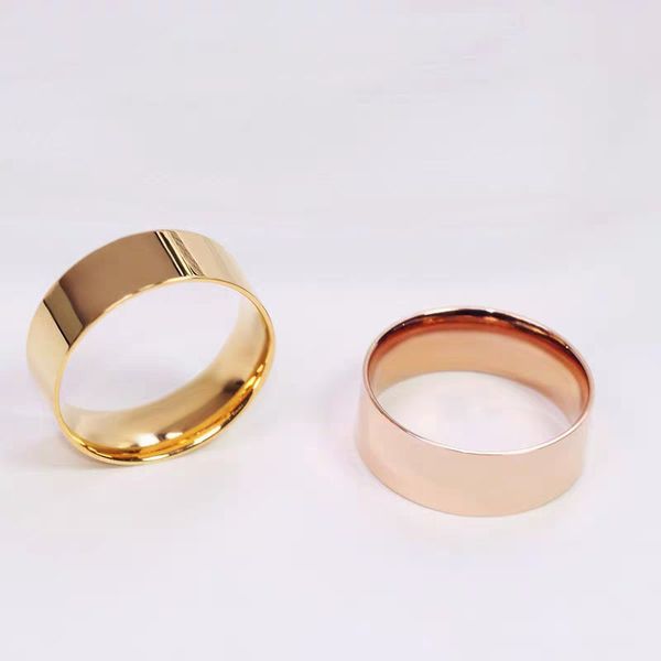 stainless electroplating simple titanium steel couple vacuum gold plating fashion ring, Silver
stainless electroplating simple titanium steel couple vacuum gold plating fashion ring, Silver